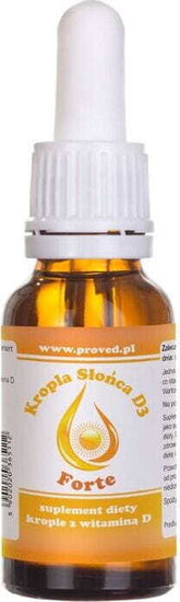 Vitamin D3 FORTE liquid sun drops 20ml 600 drops PROVEN